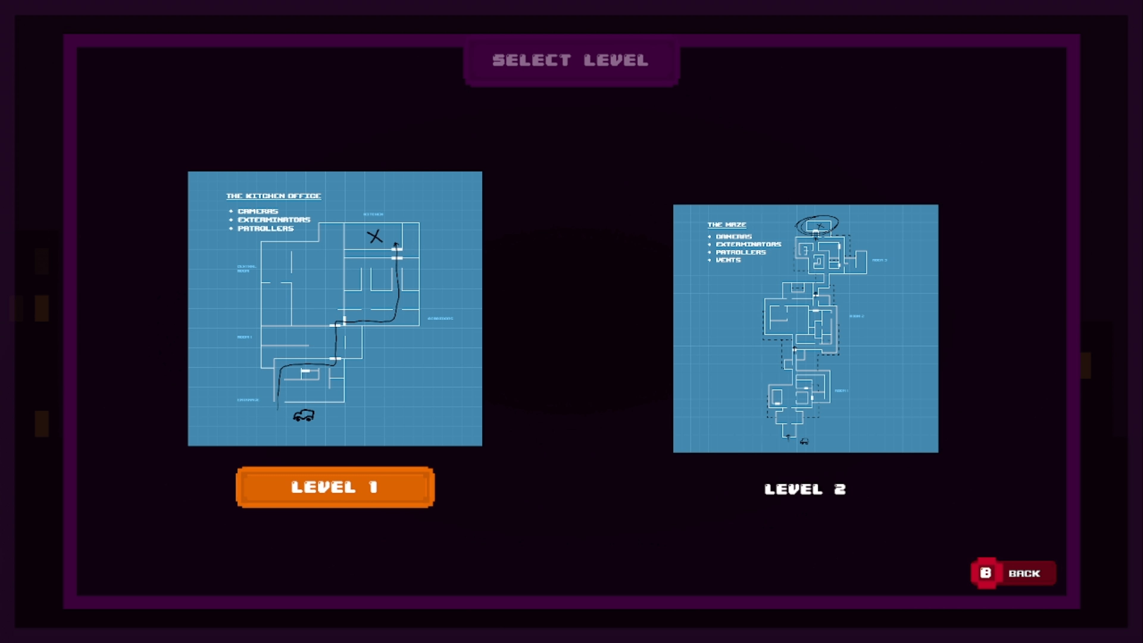 Interface d'accueil
